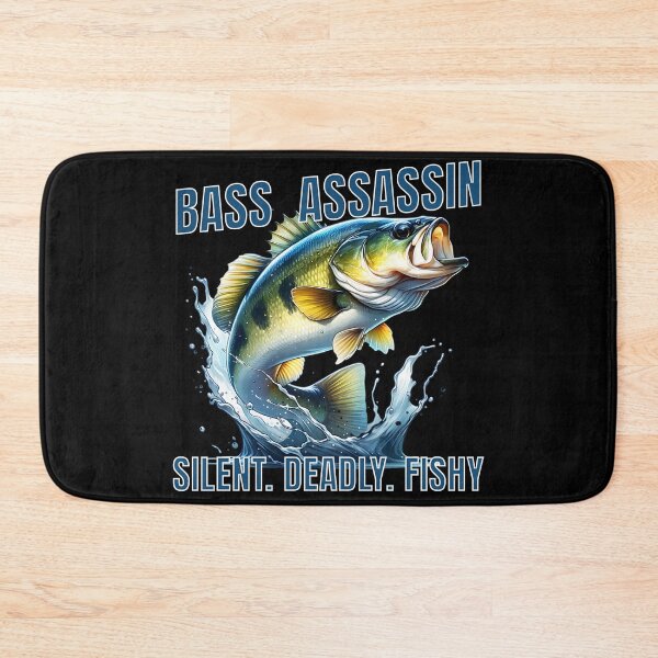 Item preview, BASS ASSASSIN — Silent. Deadly. Fishy. designed and sold by Valerie Duran - For The Love of a Horse.