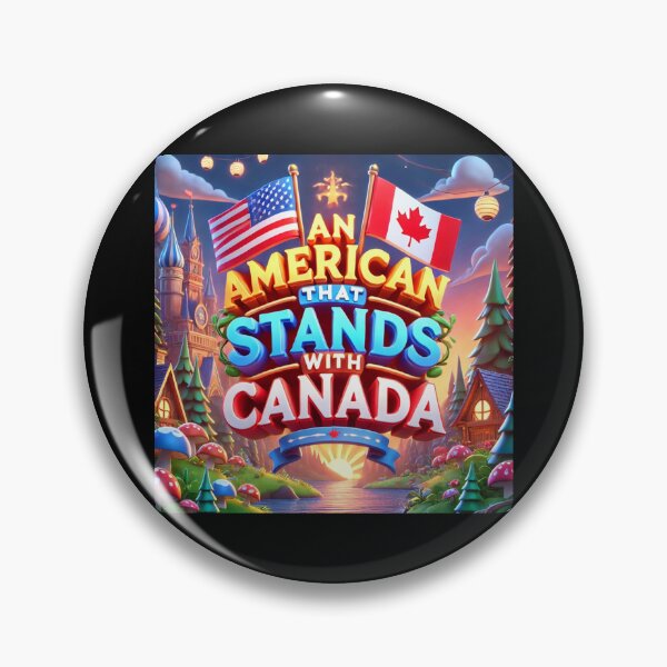 Item preview, An American That Stands with Canada - Colorful Unity designed and sold by MySheetMusicArt.