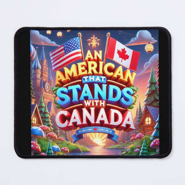 Item preview, An American That Stands with Canada - Colorful Unity designed and sold by MySheetMusicArt.