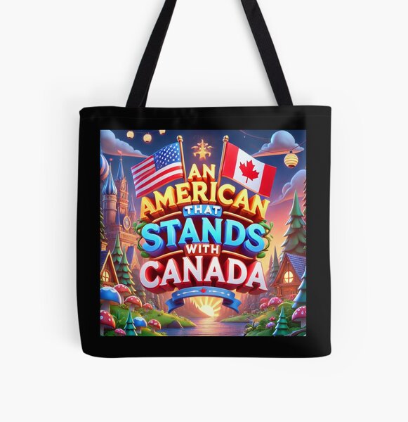 Item preview, An American That Stands with Canada - Colorful Unity designed and sold by MySheetMusicArt.