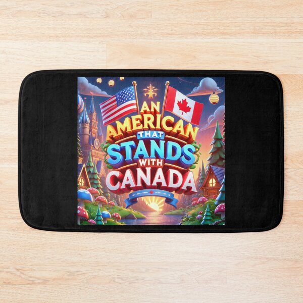 Item preview, An American That Stands with Canada - Colorful Unity designed and sold by MySheetMusicArt.