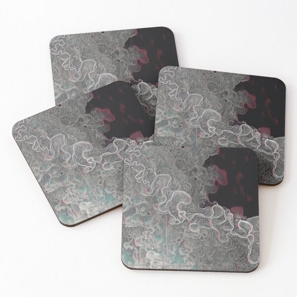 Item preview, Rio Grande River map in winter gloam designed and sold by DreamingBeetle.