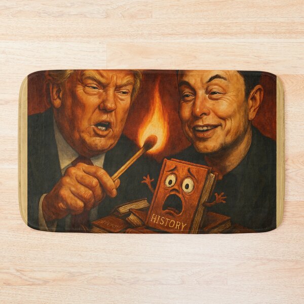 Item preview, The Banned Book Bonfire Booth - “They feared truth. So they rewrote bedtime stories.” designed and sold by Kampendesigns.