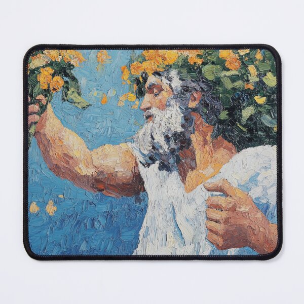 Item preview, God of abundance | Post-impressionist painting style designed and sold by ComicsFactory.