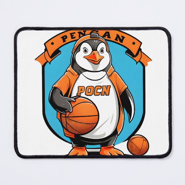 Item preview, penguin as a basketball coach designed and sold by Karaz's Animal Kingdom.