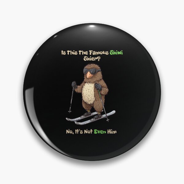 Item preview, Skiwi Famous Skier Bird designed and sold by MarcinDesign.