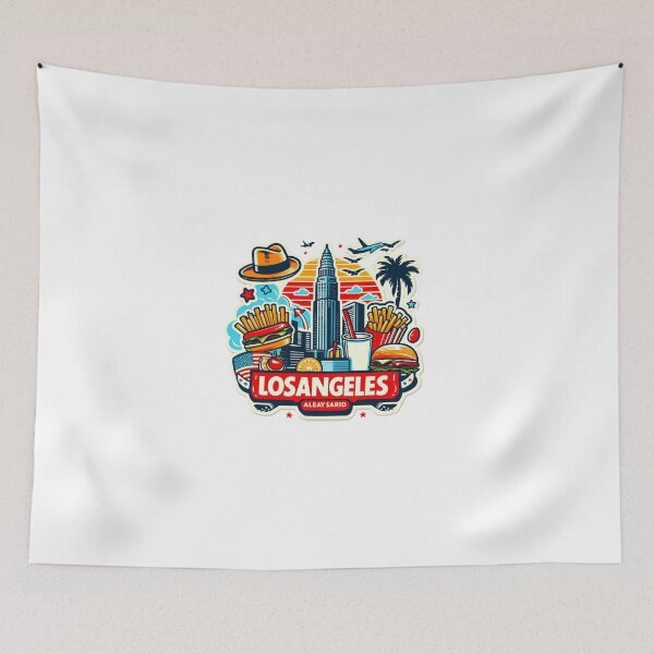 Item preview, Los Angeles Skyline Art – City of Dreams designed and sold by dadaserhat.