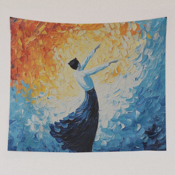 Item preview, God of dance | Post-impressionist painting style designed and sold by ComicsFactory.