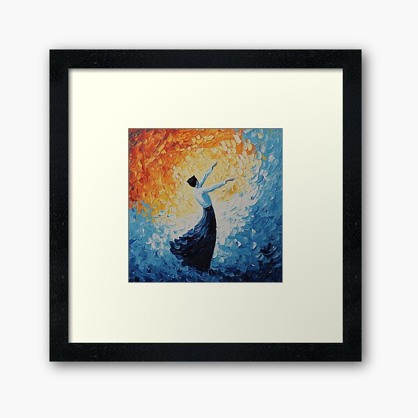 Vista previa del artículo con la obra «Dios de la danza | Estilo de pintura postimpresionista», diseñado y vendido por ComicsFactory.