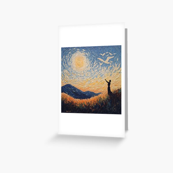 Item preview, God of dawn | Post-impressionist painting style designed and sold by ComicsFactory.