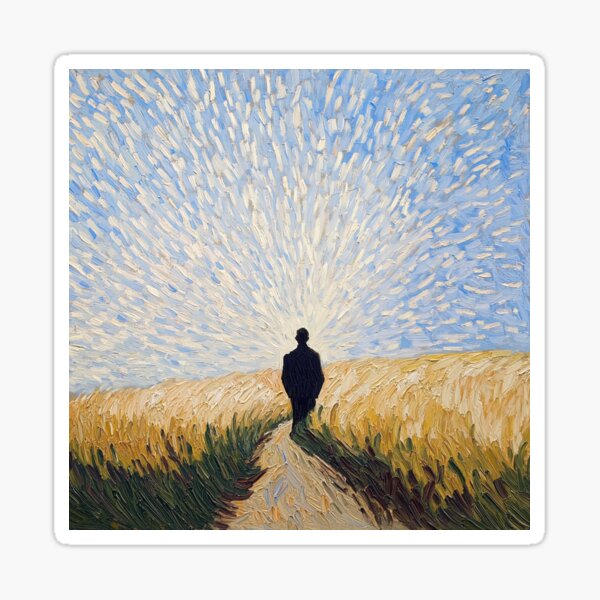 Item preview, God of drought | Post-impressionist painting style designed and sold by ComicsFactory.