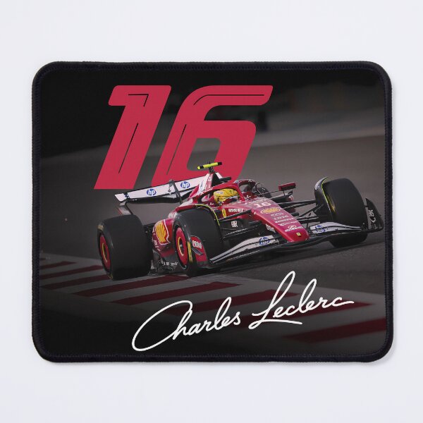 Item preview, Leclerc F1 Art - Driver & Car Graphic | Racing Number & Signature Style designed and sold by Studio F1Grid.
