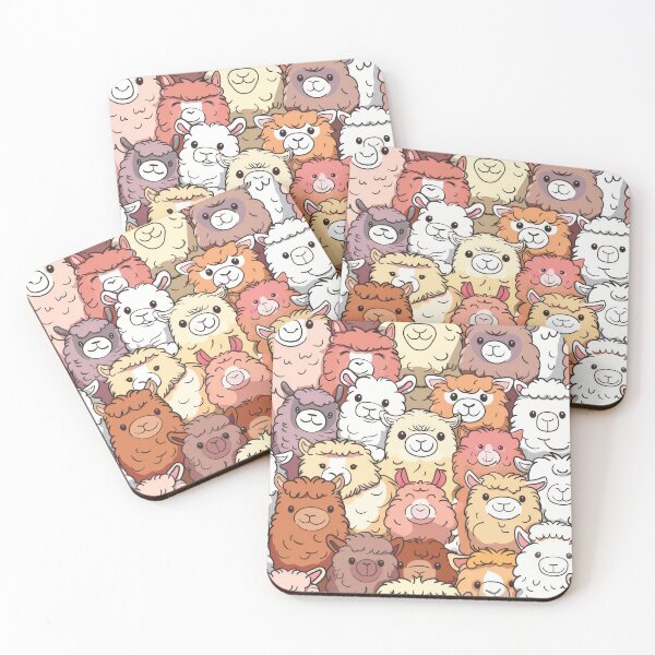Item preview, Cute Alpacas pattern designed and sold by ChristianLife.