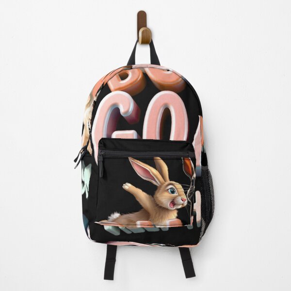 Item preview, BUNNY GOALS: KEEP HOPPING - Fun & Trendy T-Shirt for Animal Lovers designed and sold by Mikel-empire.