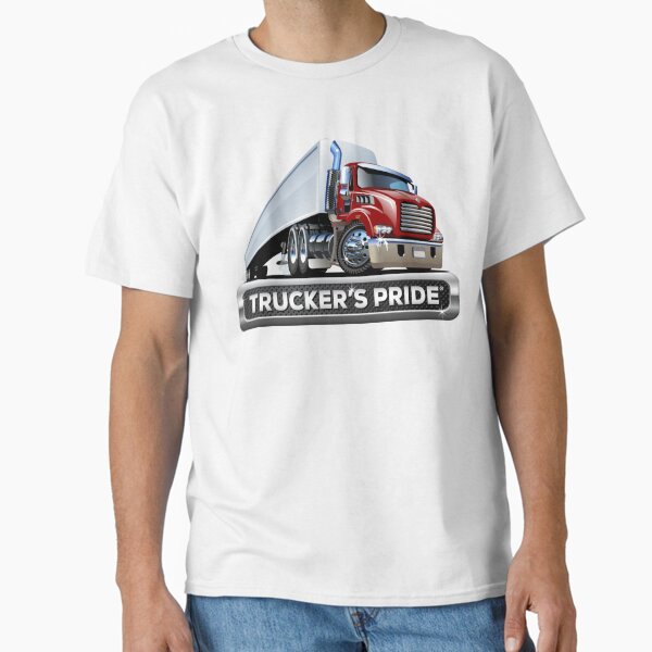 Truckers Pride - Red Semi Classic T-Shirt