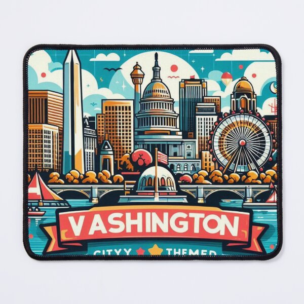Item preview, Washington D.C. Skyline Art – Capital Dreams designed and sold by dadaserhat.