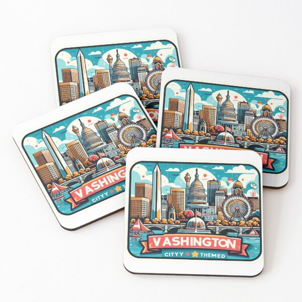Item preview, Washington D.C. Skyline Art – Capital Dreams designed and sold by dadaserhat.