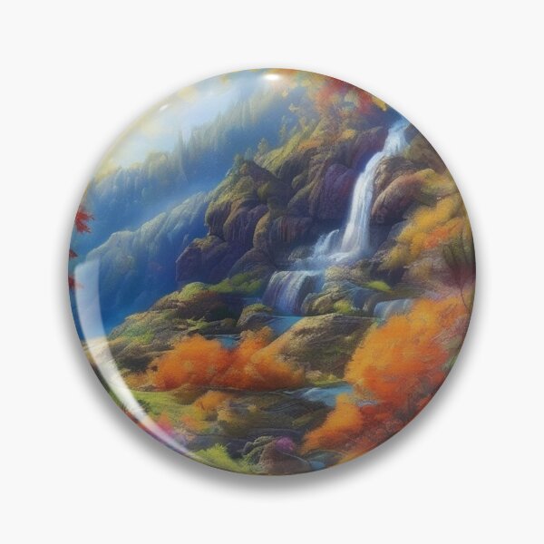 Item preview, Nature's Palette: Cascading Dreams in a Vibrant Forest designed and sold by KilianSzmid.