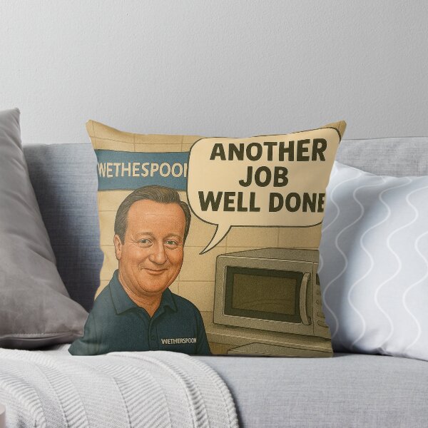 Item preview, David Cameron Working At Wetherspoons designed and sold by BrowsingBrains.