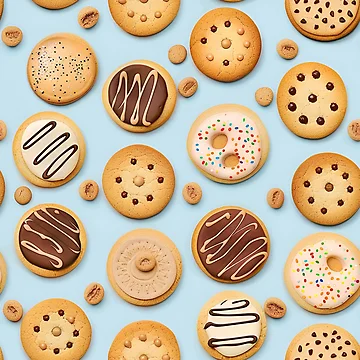 Artwork thumbnail, Assorted Cookies, pattern by ChristianLife