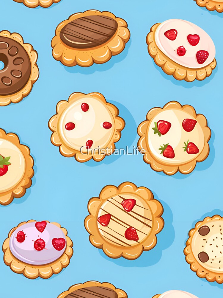 Thumbnail 4 of 4, iPhone Case, Assorted Cookies 2, pattern designed and sold by ChristianLife.