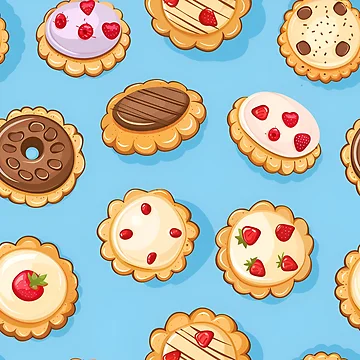 Artwork thumbnail, Assorted Cookies 2, pattern by ChristianLife