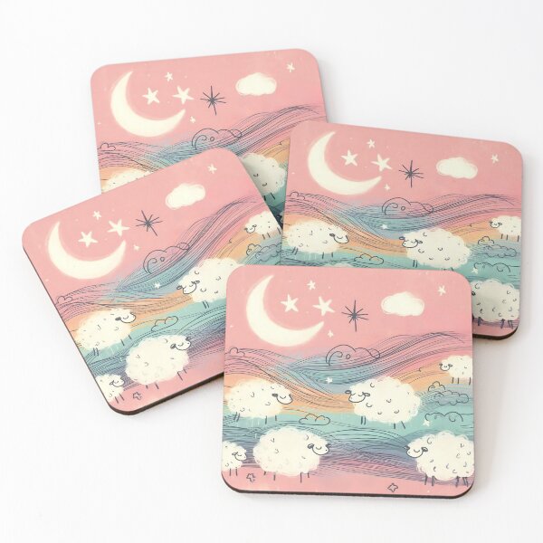 Item preview, Counting Sheep: Moonlit Dreamscape designed and sold by 123Rainbow.