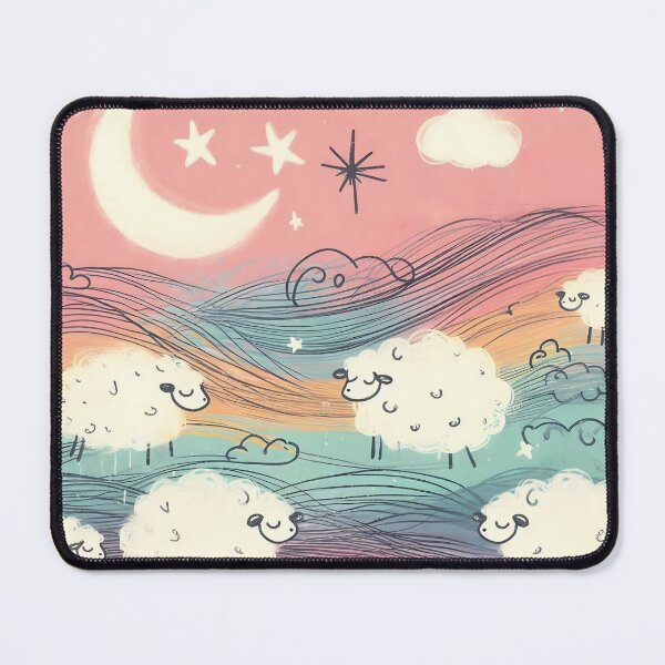 Item preview, Counting Sheep: Moonlit Dreamscape designed and sold by 123Rainbow.