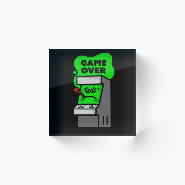 Item preview, Game over arcade machine designed and sold by AdrianWindle.