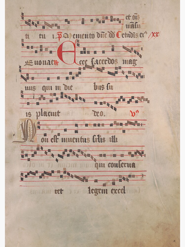 Thumbnail 3 of 3, Sticker, Illuminated Sheet Music designed and sold by melonman1357.