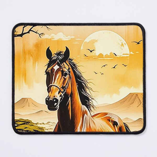 Item preview, Savannah Stallion: A Symphony of Freedom designed and sold by ZenOfAIarts.