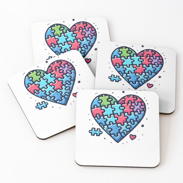 Item preview, Heart of Puzzle Pieces – Love in Parts designed and sold by Dabis26.