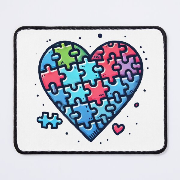 Item preview, Heart of Puzzle Pieces – Love in Parts designed and sold by Dabis26.