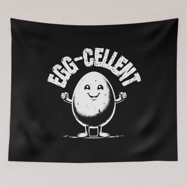 Item preview, Eggcellent Food Puns designed and sold by DemureArtsy.