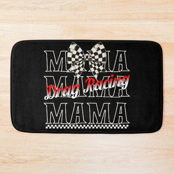Item preview, Drag Racing Mama Cute Funny Coquette Checkered Flag Bow Mom Race Car Mother Motorsport designed and sold by CarantinedChaos.