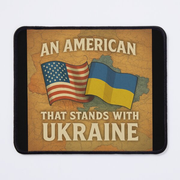 Item preview, An American That Stands with Ukraine designed and sold by MySheetMusicArt.