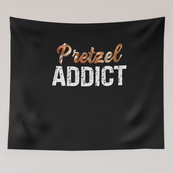 Item preview, Pretzel Addict Funny Food Lover Quote  designed and sold by SharpThreadZ.
