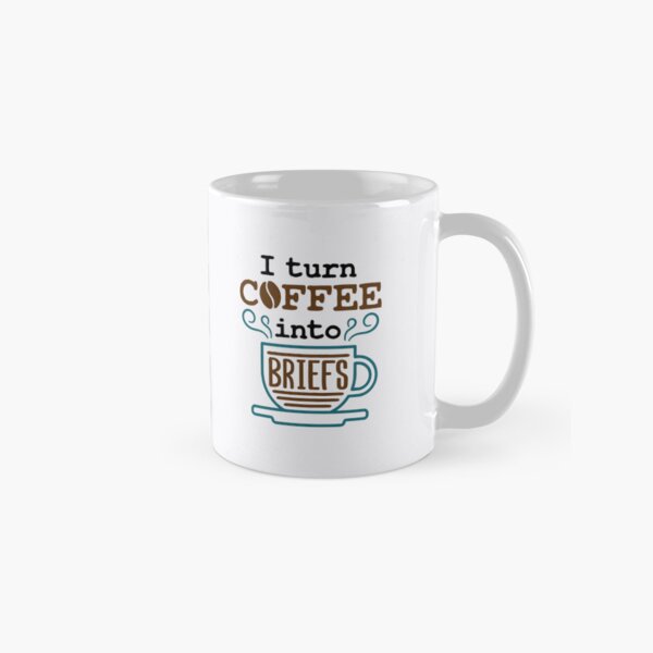 Vista previa del artículo con la obra «Abogado Abogado Convierto Café en Calzoncillos», diseñado y vendido por jaygo.