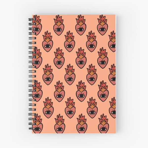 Item preview, Cartoon Flame Heart Pattern designed and sold by Kanai Design.