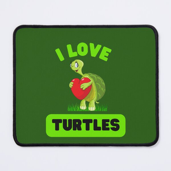 Item preview, I Love Turtles designed and sold by MugsAndDuds.