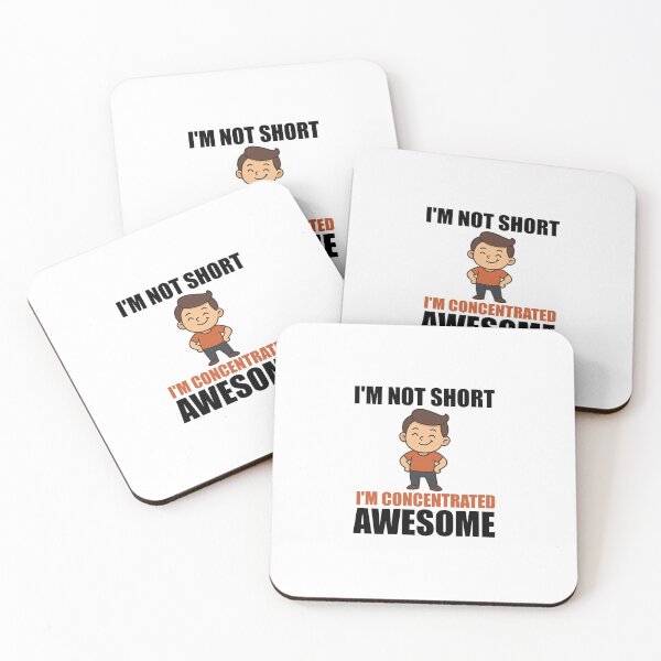 Item preview, Funny Short Person T-Shirt – I’m Not Short, I’m Concentrated Awesome designed and sold by DJCApparel.