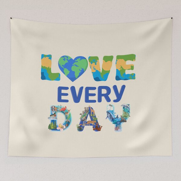 Item preview, Love Earth Every Day designed and sold by Thanks2u2.