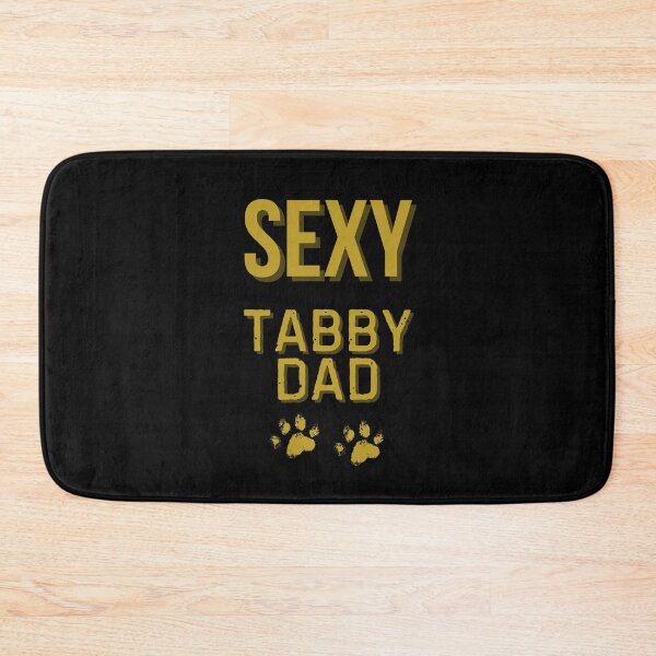 Item preview, SEXY Tabby Dad – Bold Gold Cat Lover Design designed and sold by Fredster1966.