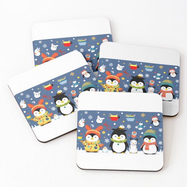 Item preview, Winter Animal Pattern - Funny Holiday  designed and sold by Earth Nature Creations.