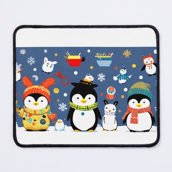 Item preview, Winter Animal Pattern - Funny Holiday designed and sold by Earth Nature Creations.