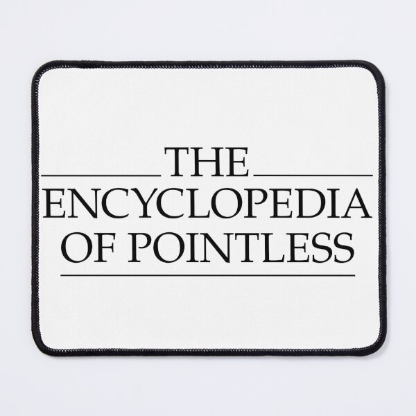 Item preview, The Encyclopedia of Pointless - Dark designed and sold by Dimestore Encyclopedia Shop.