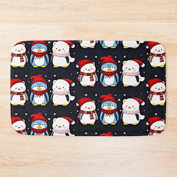 Item preview, Cute Winter Animal Pattern - Funny Holiday  designed and sold by Earth Nature Creations.