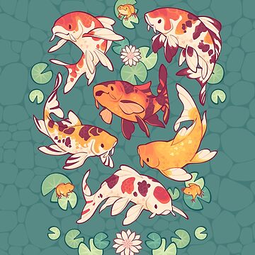 Artwork thumbnail, Koi pond by Colordrilos