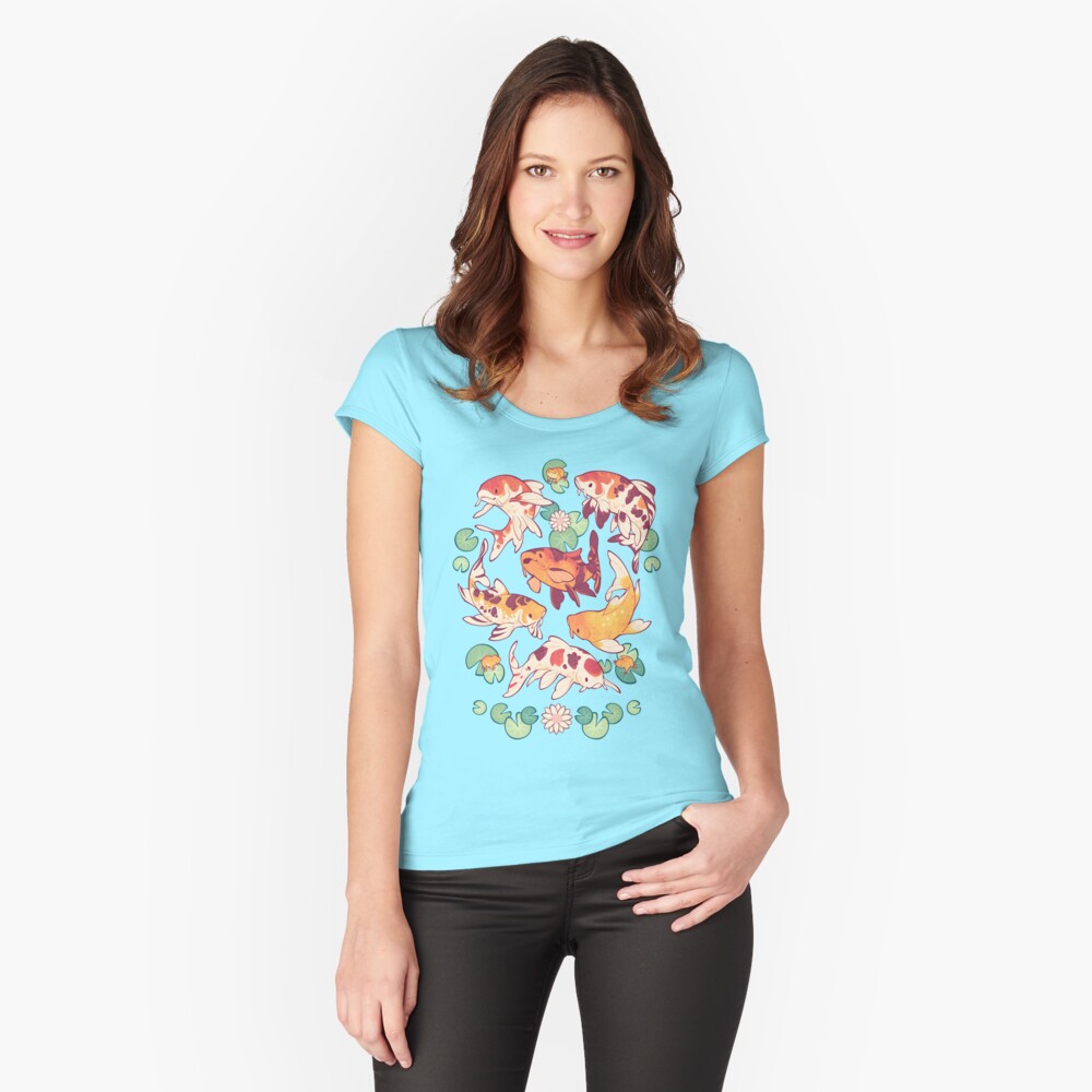 Item preview, Fitted Scoop T-Shirt designed and sold by Colordrilos.