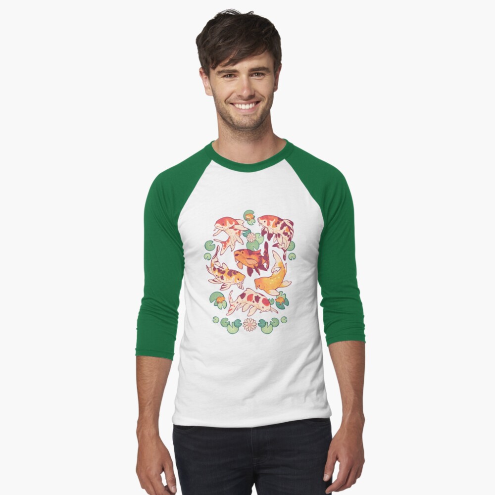 Item preview, Baseball ¾ Sleeve T-Shirt designed and sold by Colordrilos.